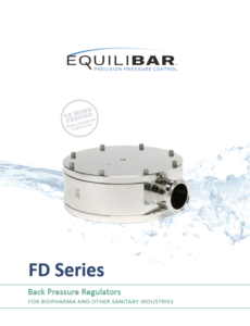 New Brochure on FD Series of Sanitary BPRs for BioPharma