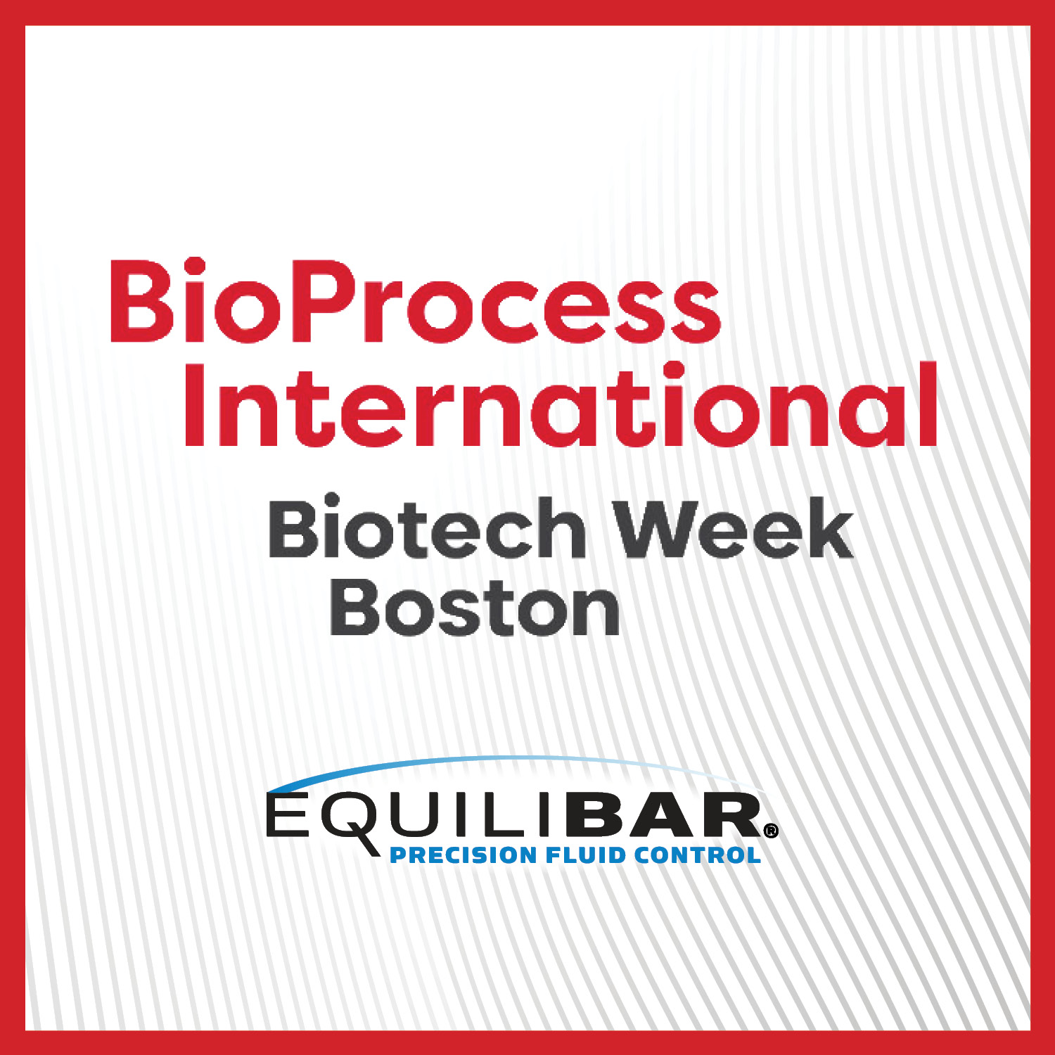 Photo of Bioprocess International and Equilibar Logo