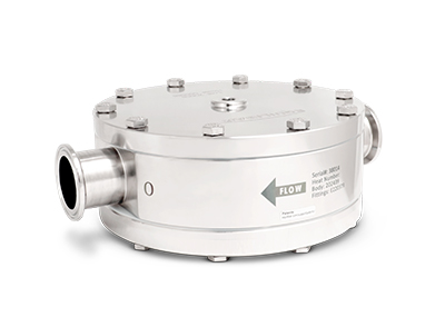 Photograph of the Equilibar FDO12 Sanitary Back Pressure Regulator