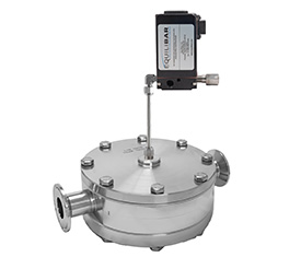 Equilibar FDO8 back pressure regulator for sanitary applications