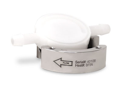 photo of an Equilibar SDO single use valve cradle and body